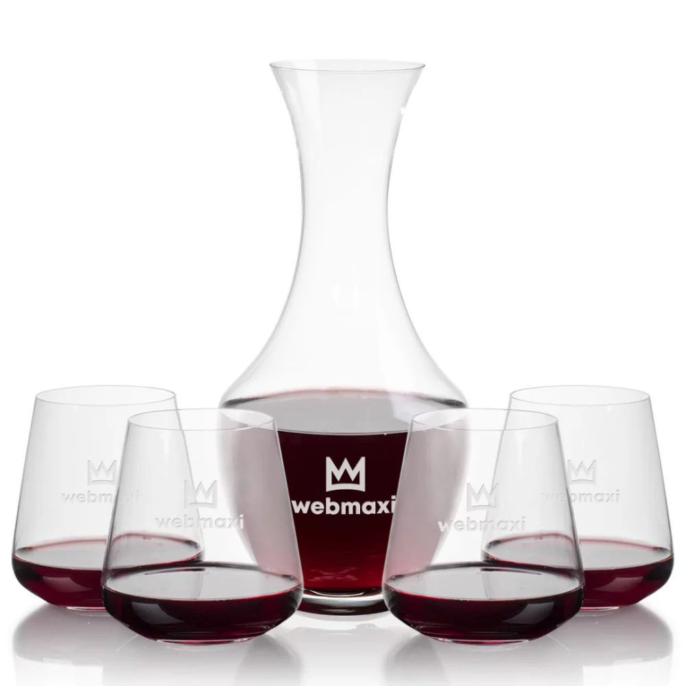 Carafe Oldham et 4 verres sans pied Breckland.