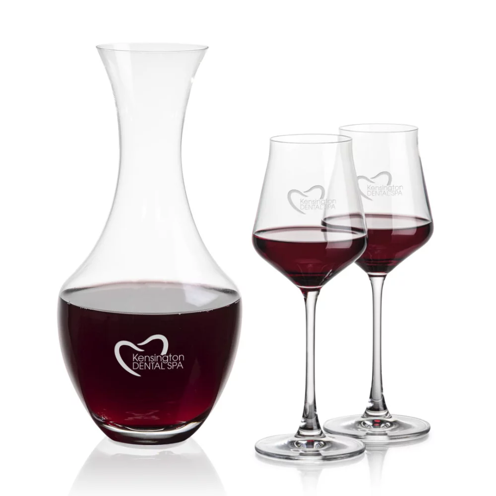 Carafe Oldham et 2 verres à vin Bretton