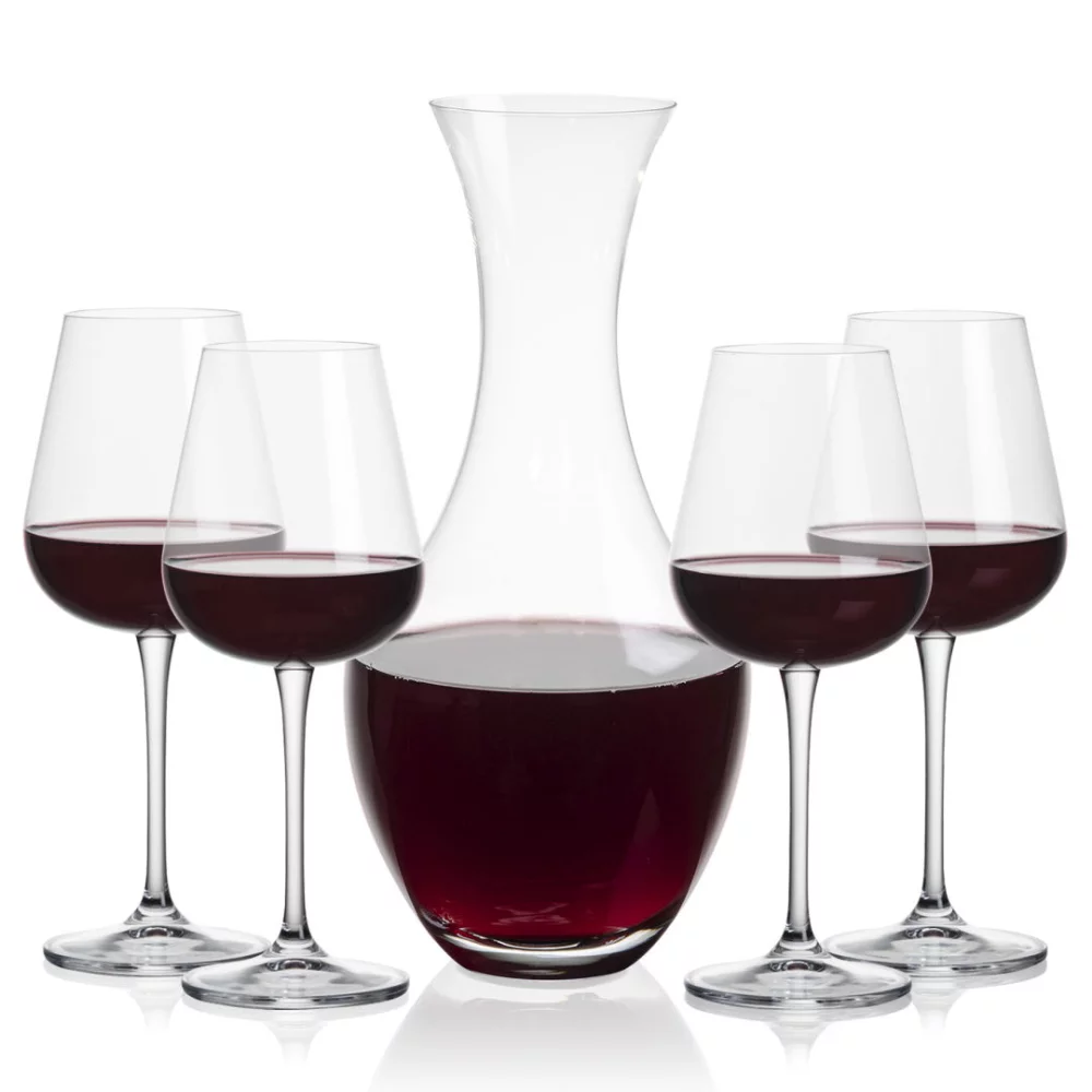 Carafe Oldham et 4 verres à vin Breckland