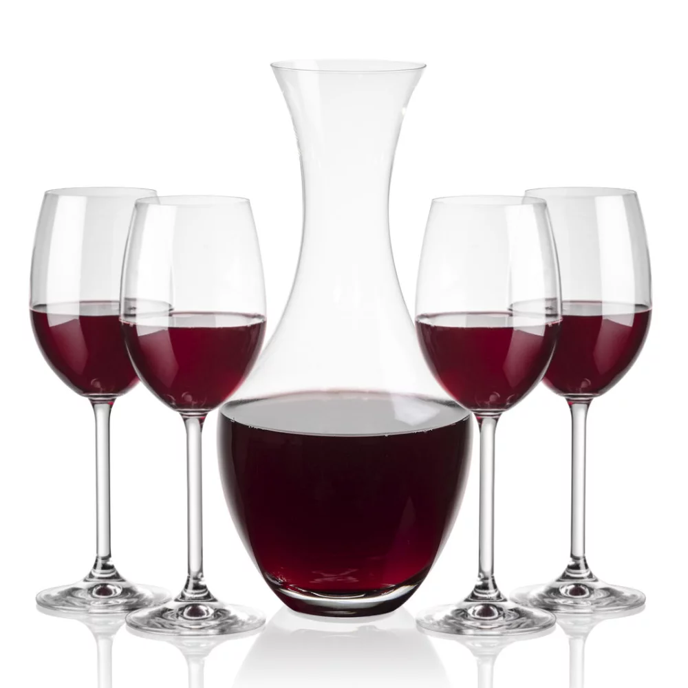 Carafe Oldham et 4 verres à vin Naples