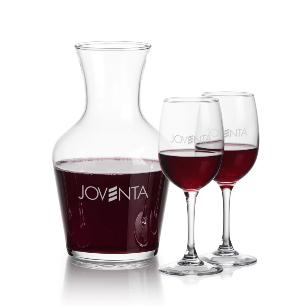 Carafe Summit et 2 verres à vin Farnham