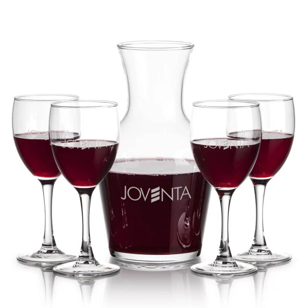 Carafe Summit et 4 verres à vin Carberry