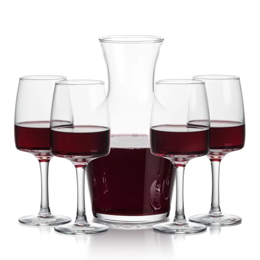 Carafe Summit et 4 verres à vin Cherwell
