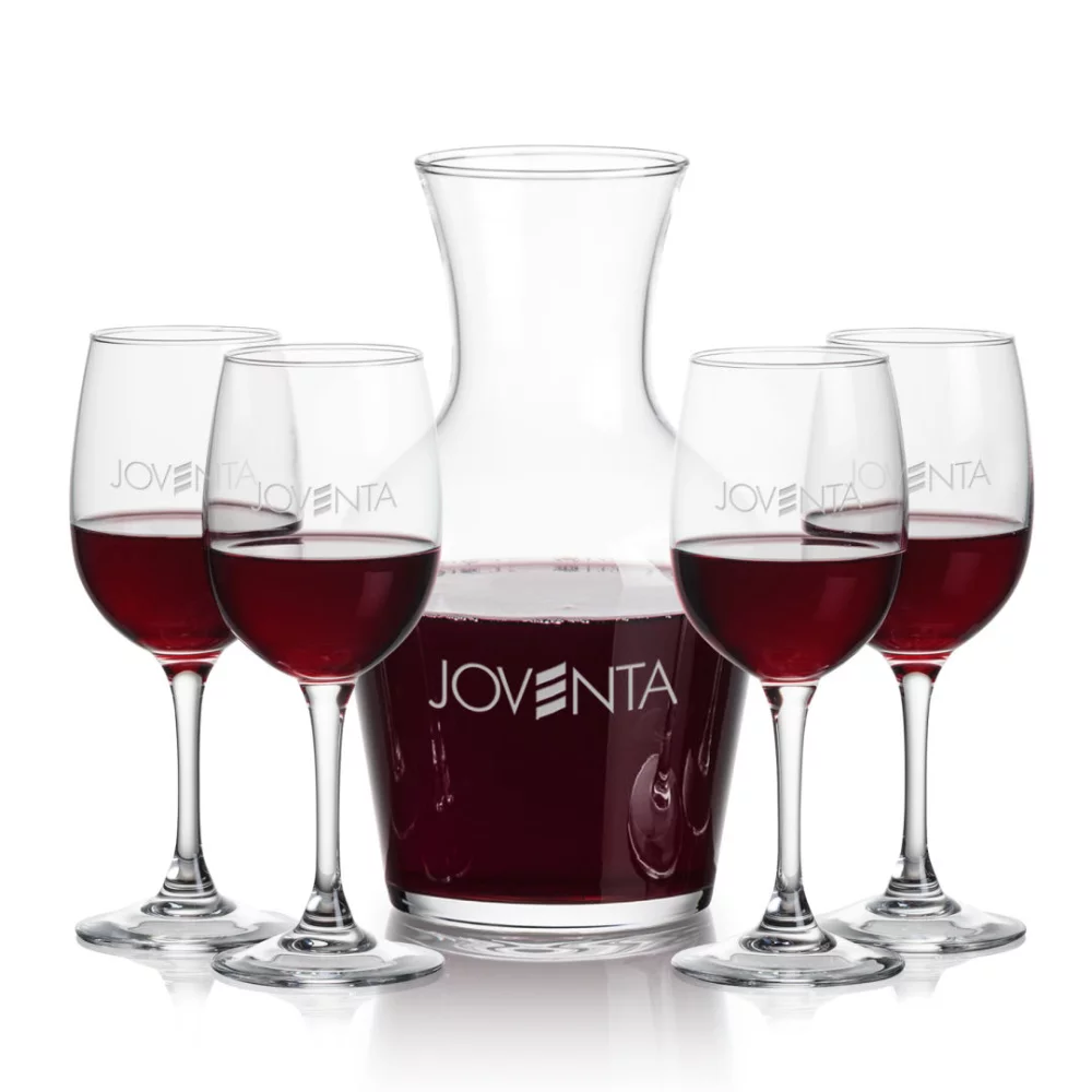 Carafe Summit et 4 verres à vin Farnham