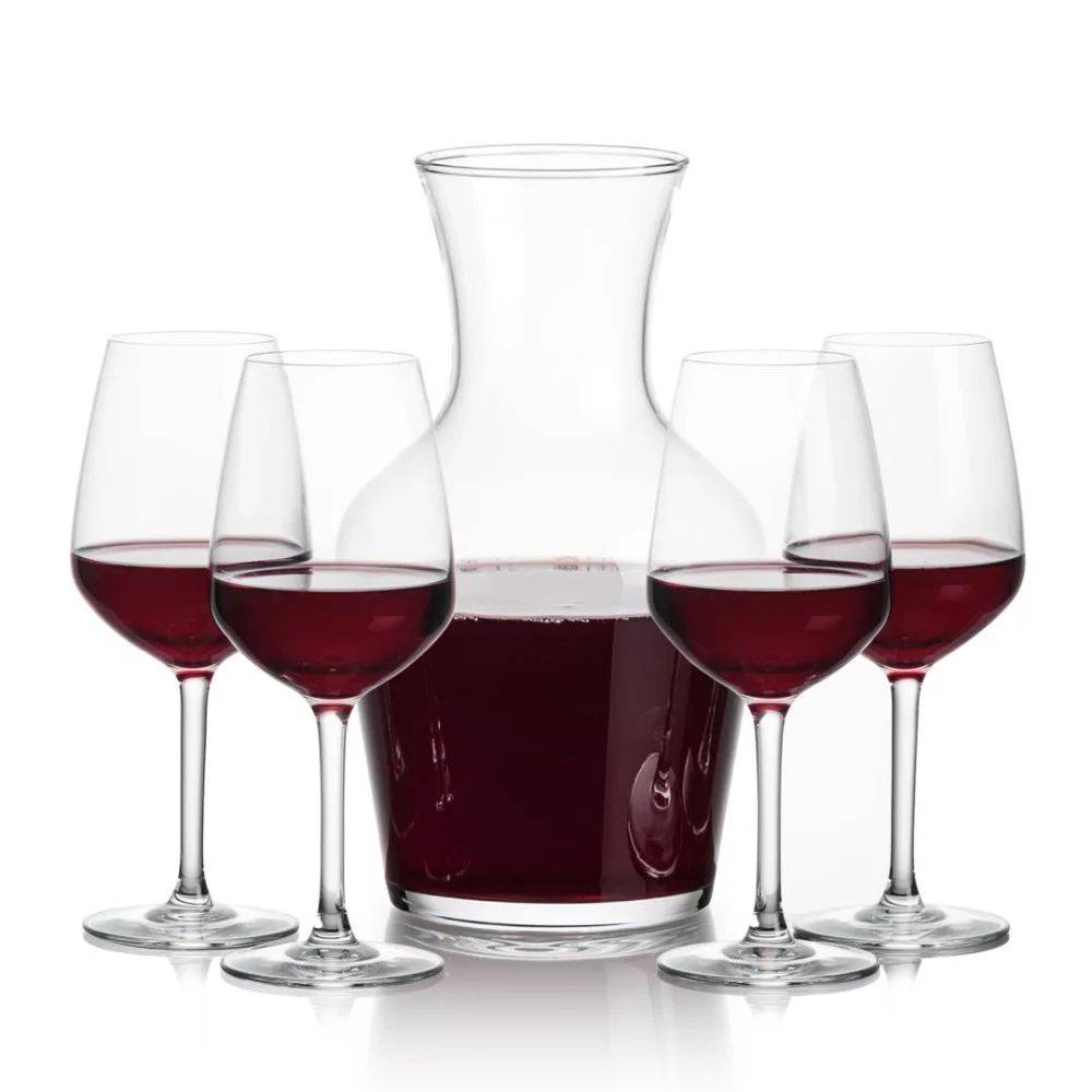 Carafe Summit et 4 verres à vin Mandelay