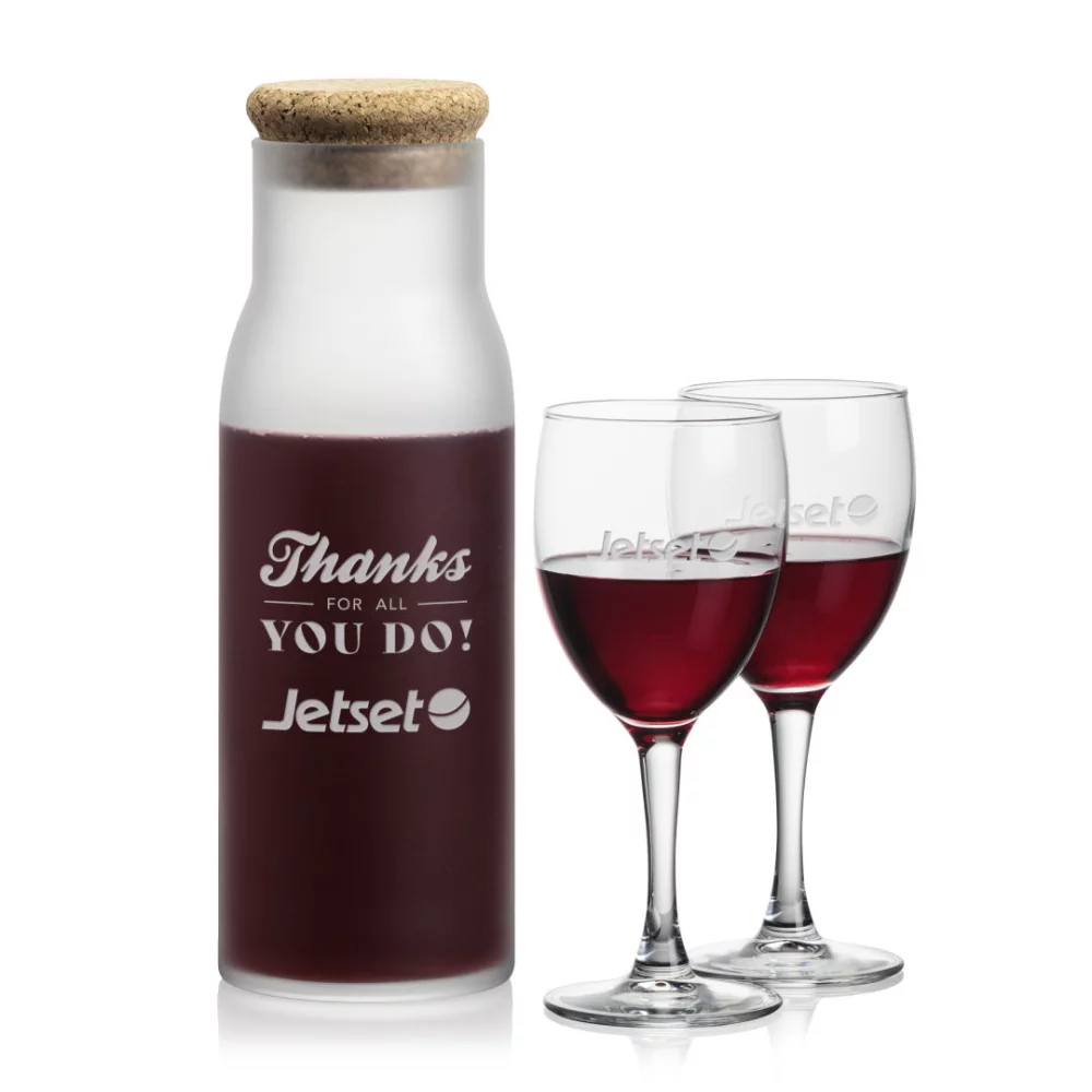 Carafe Yarmouth et 2 verres à vin Carberry