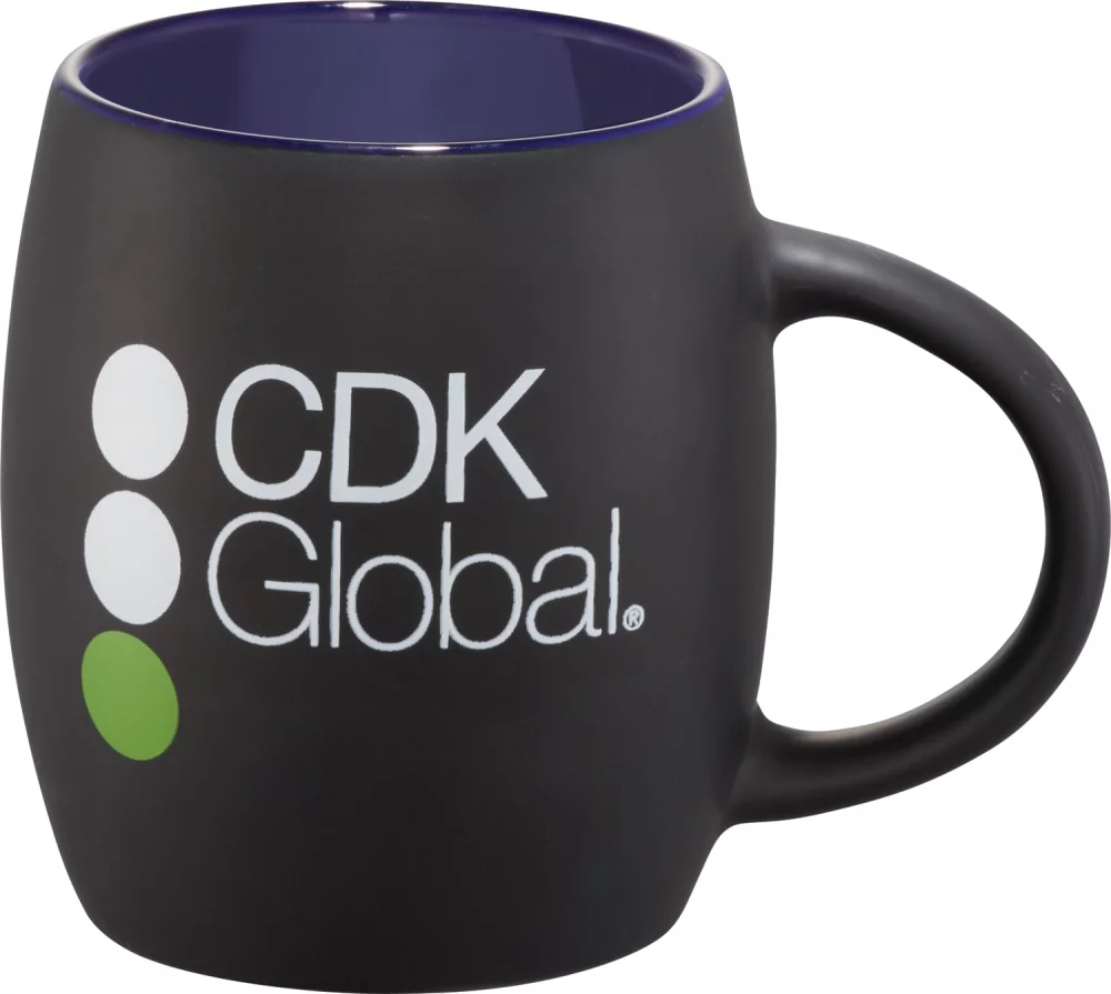 15 Oz. Hearth Ceramic Mug w/Wood Lid Coaster