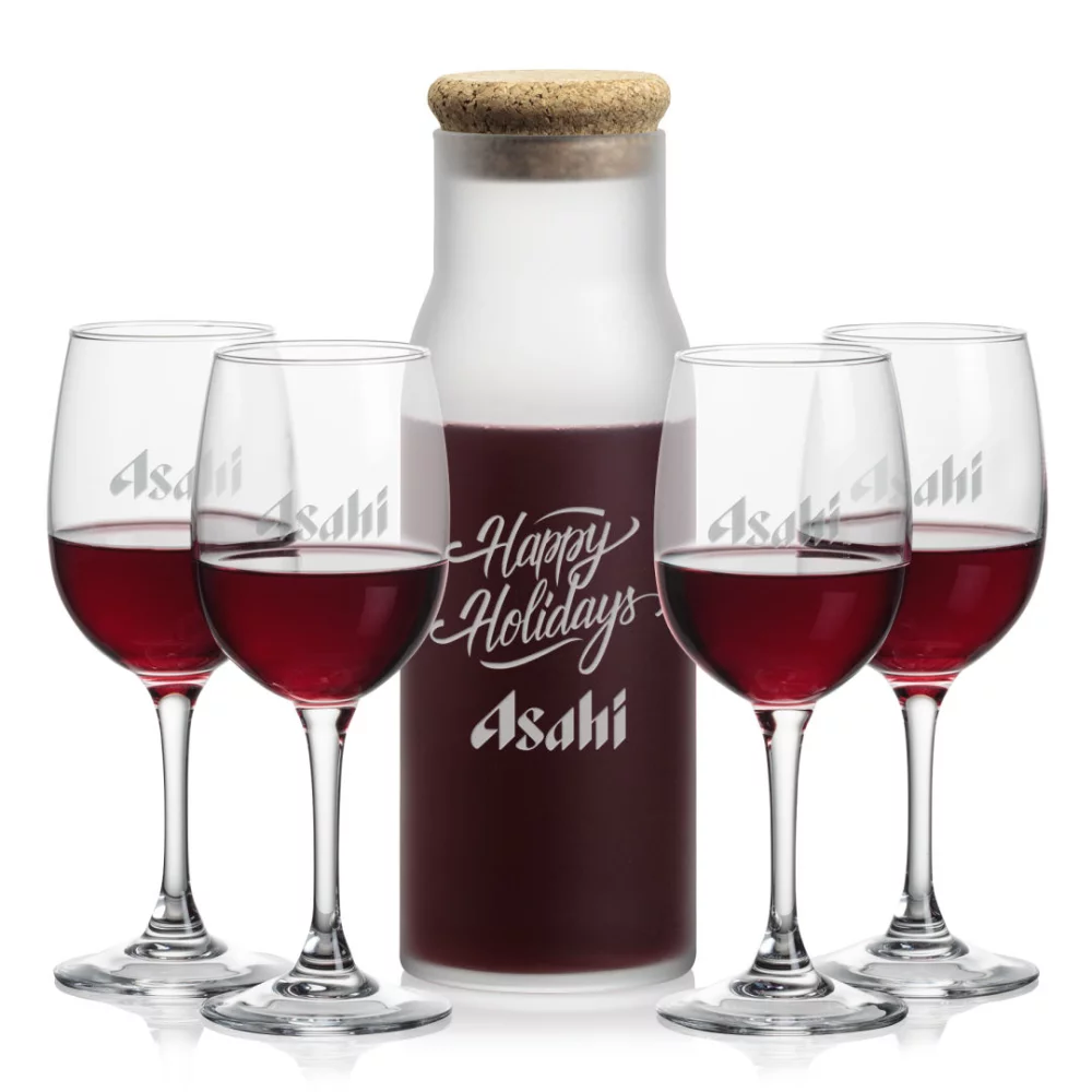 Carafe Yarmouth et 4 verres à vin Farnham