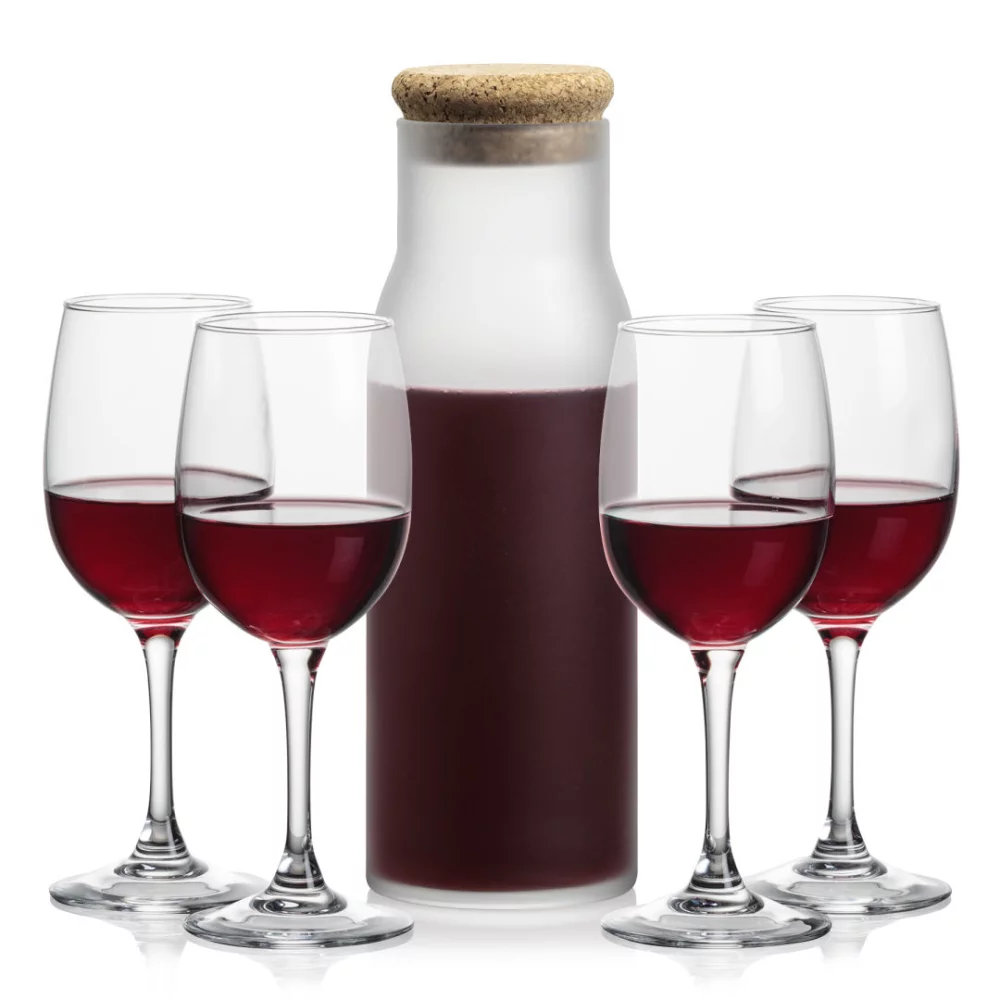 Carafe Yarmouth et 4 verres à vin Farnham