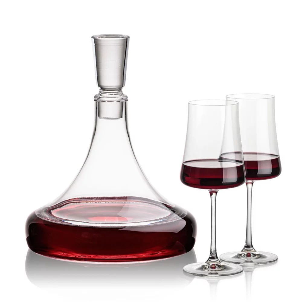 Ashby Decanter & 2 Dakota Wine