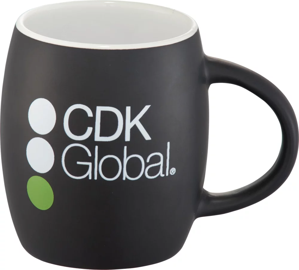 15 Oz. Hearth Ceramic Mug w/Wood Lid Coaster