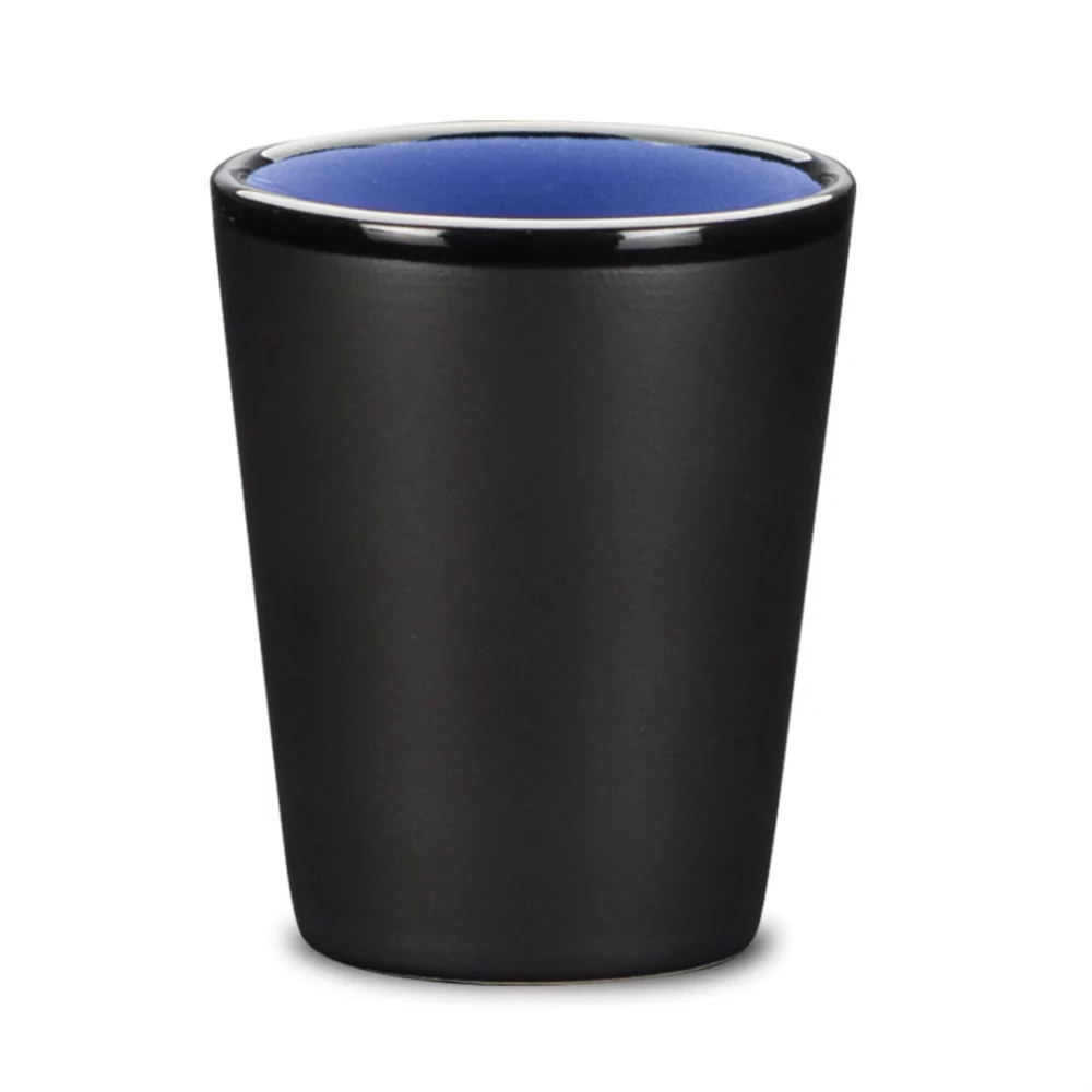 Balmes Ceramic Shot - 1½ oz Matt Black/Country Blue
