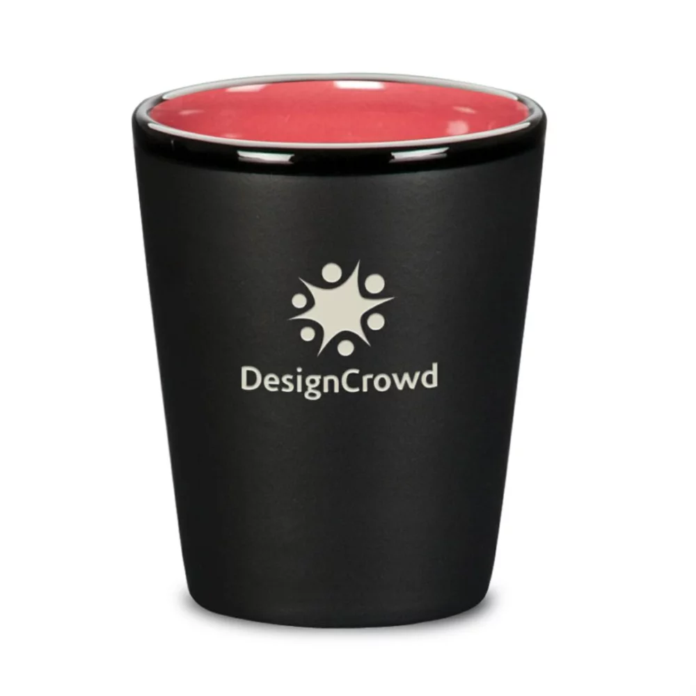 Balmes Ceramic Shot - 1½ oz Noir Mat/Corail