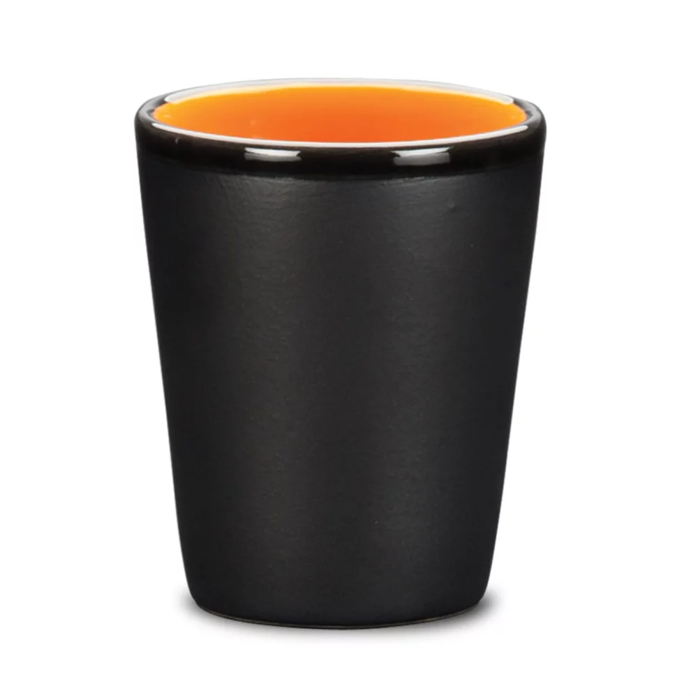 Balmes Ceramic Shot - 1½ oz Matt Black/Orange
