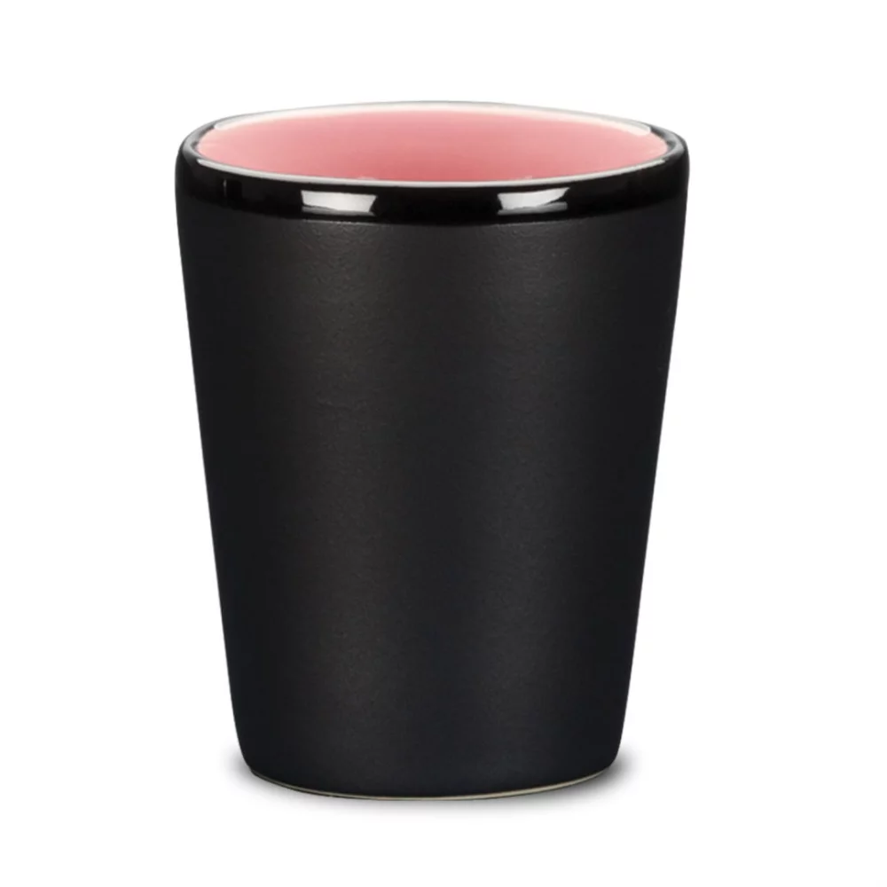 Balmes Ceramic Shot - 1½ oz Matt Black/Pink