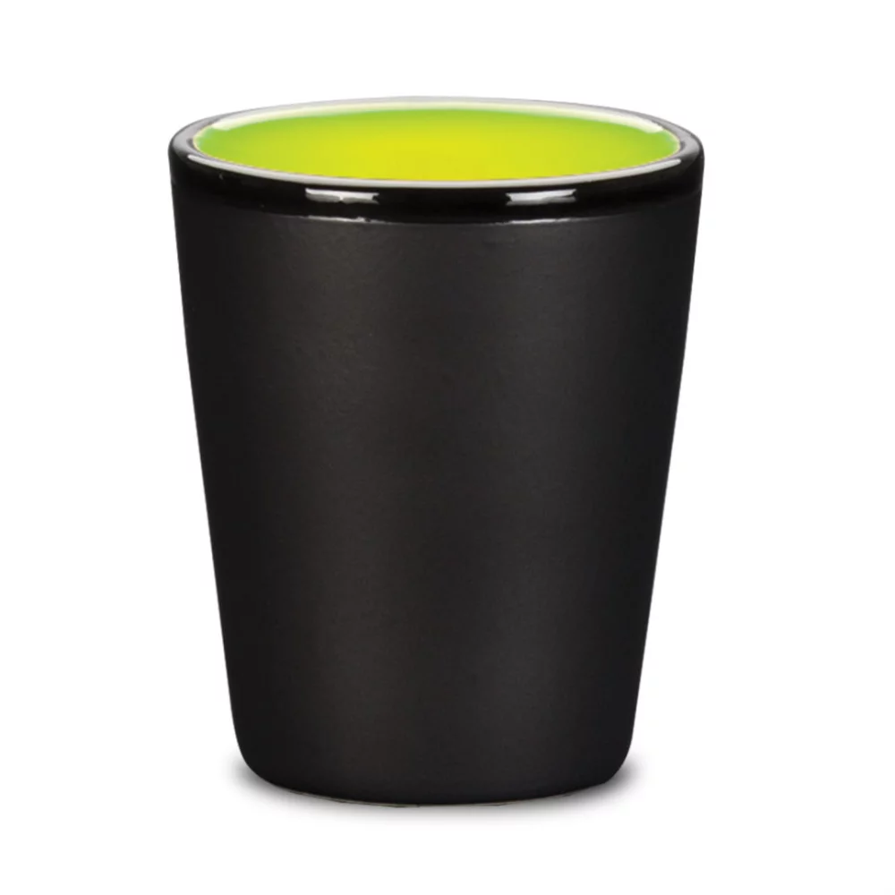 Balmes Ceramic Shot - 1½ oz Matt Black/Rye Green