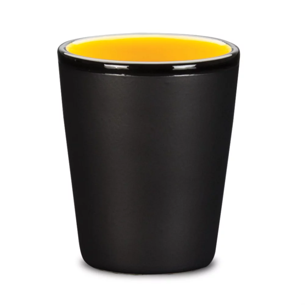 Balmes Ceramic Shot - 1½ oz Matt Black/Yellow