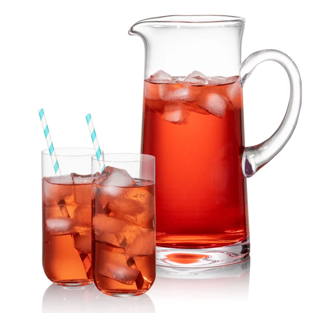 Pichet Malden et 2 verres hauts Belmont.