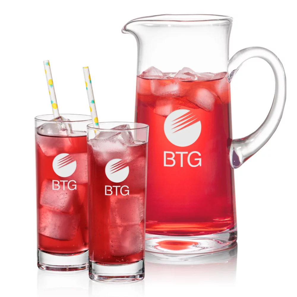 Pichet Malden et 2 verres Chelsea Hiballs