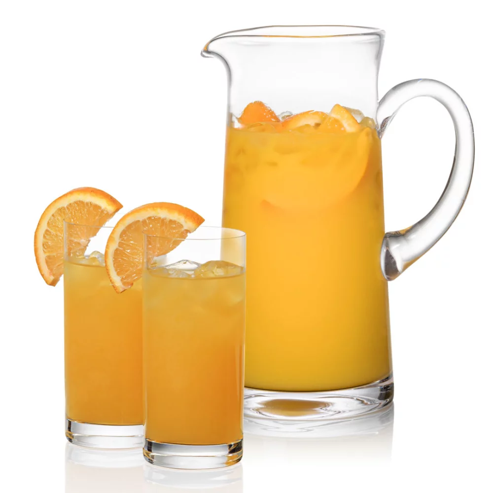 Pichet Malden et 2 verres hauts Franca.