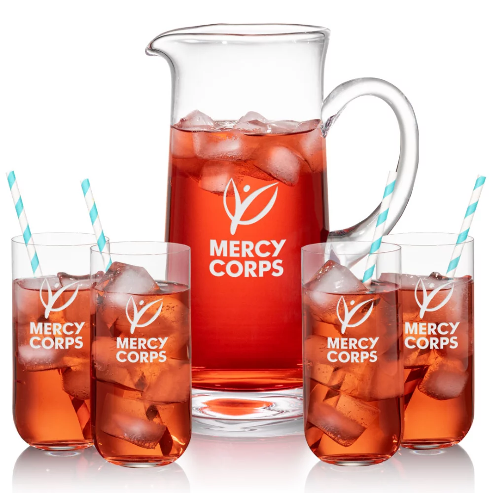 Pichet Malden et 4 verres Belmont.