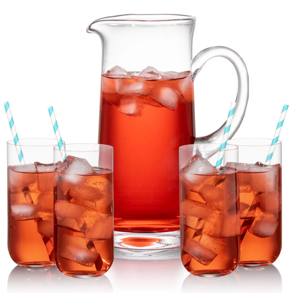 Pichet Malden et 4 verres Belmont.