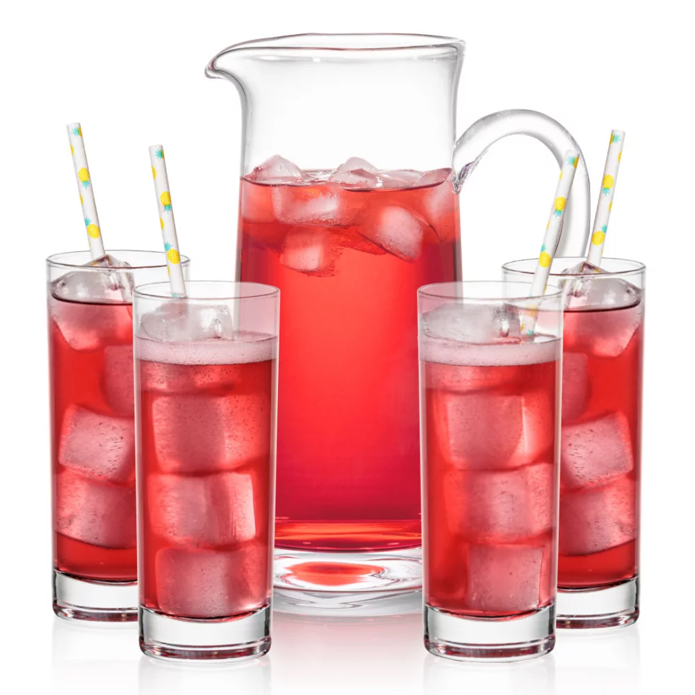 Pichet Malden et 4 verres Chelsea Hiballs