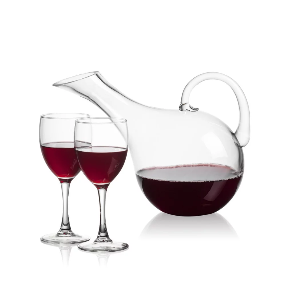 Medford Carafe & 2 Wine