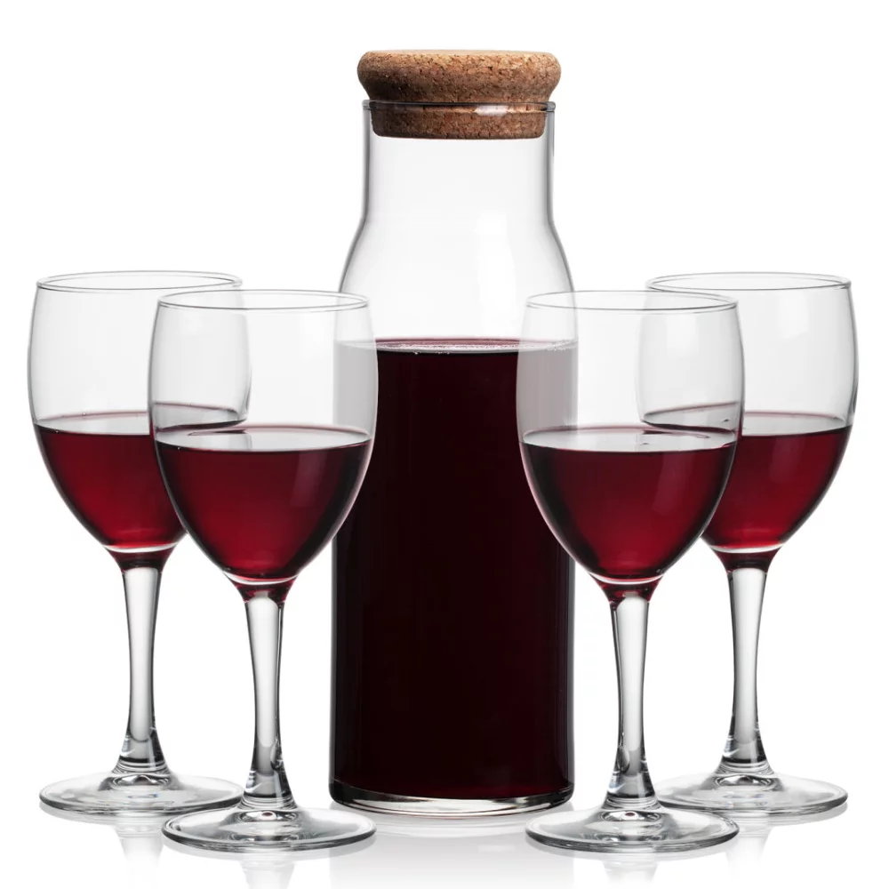 Carafe Aviston & 4 verres à vin Carberry