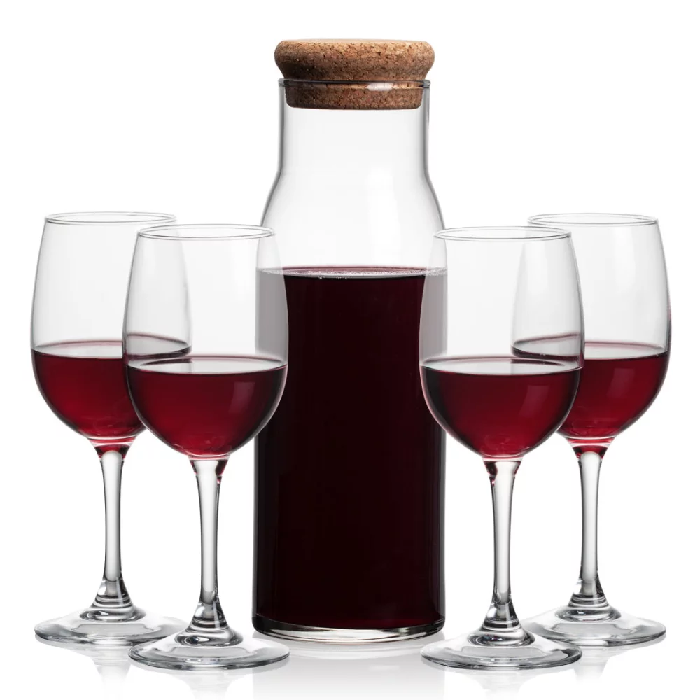 Carafe Aviston et 4 verres à vin Farnham