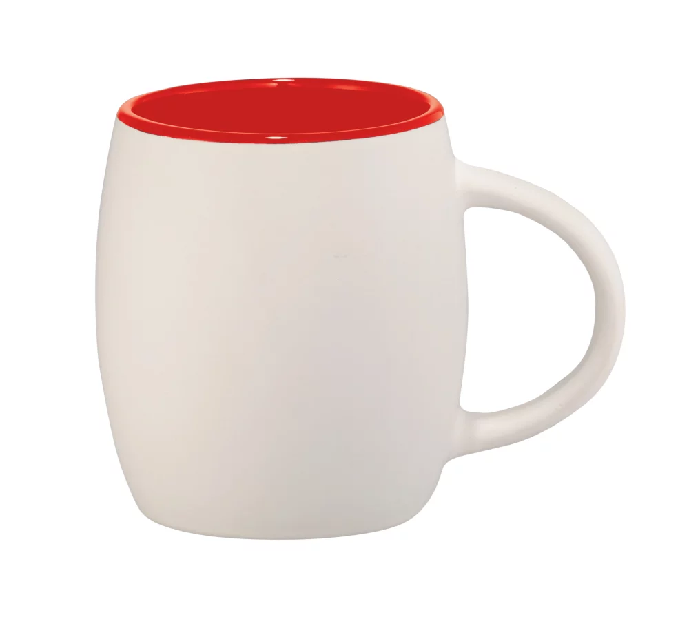 15 Oz. Hearth Ceramic Mug w/Wood Lid Coaster