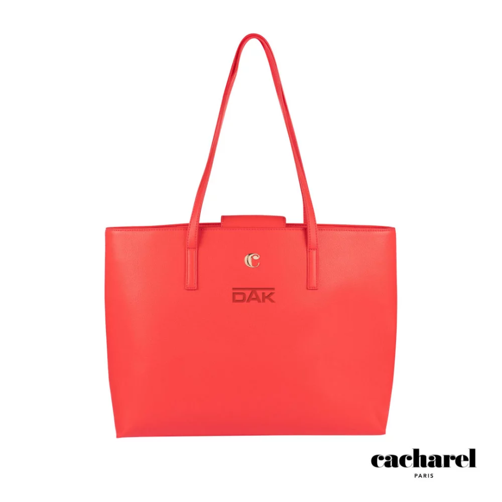 Cacharel® Alma Tote Bag - Coral