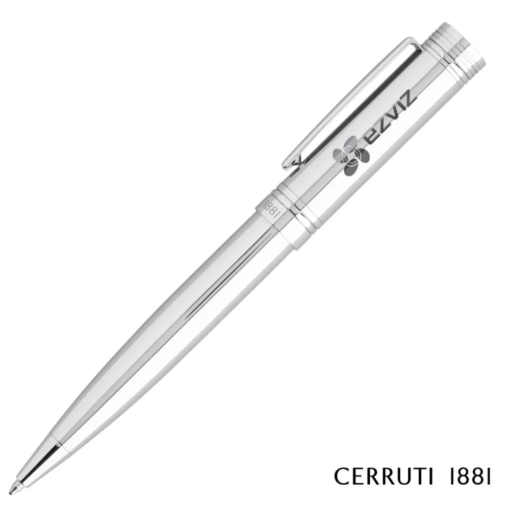 Stylo à bille classique Cerruti 1881® Zoom - Argent