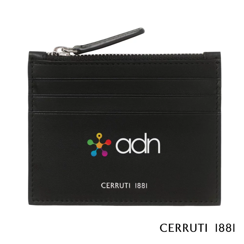Cerruti 1881® Zoom Zipped Card Holder - Black
