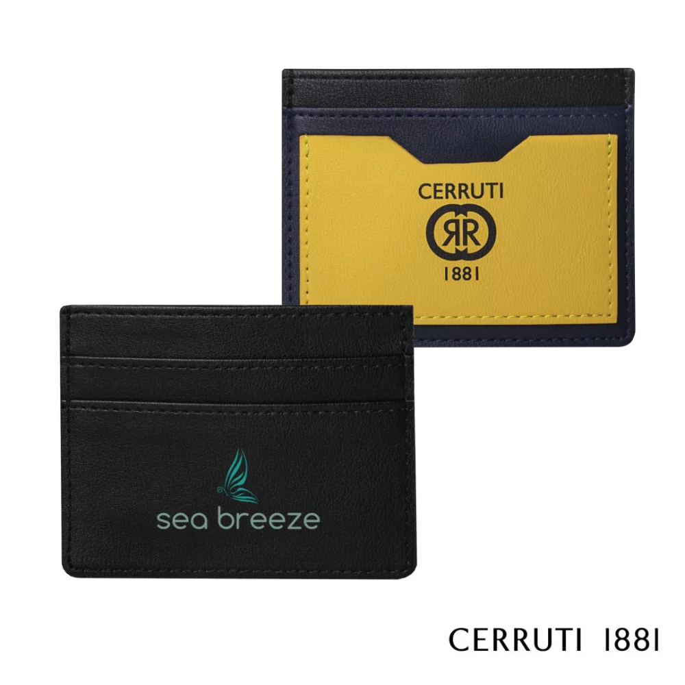 Cerruti 1881® Brick Card Holder - Black
