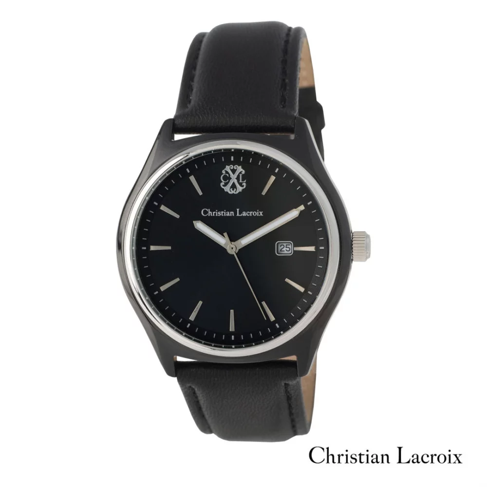 Montre Christian Lacroix® Date - Plus de noir
