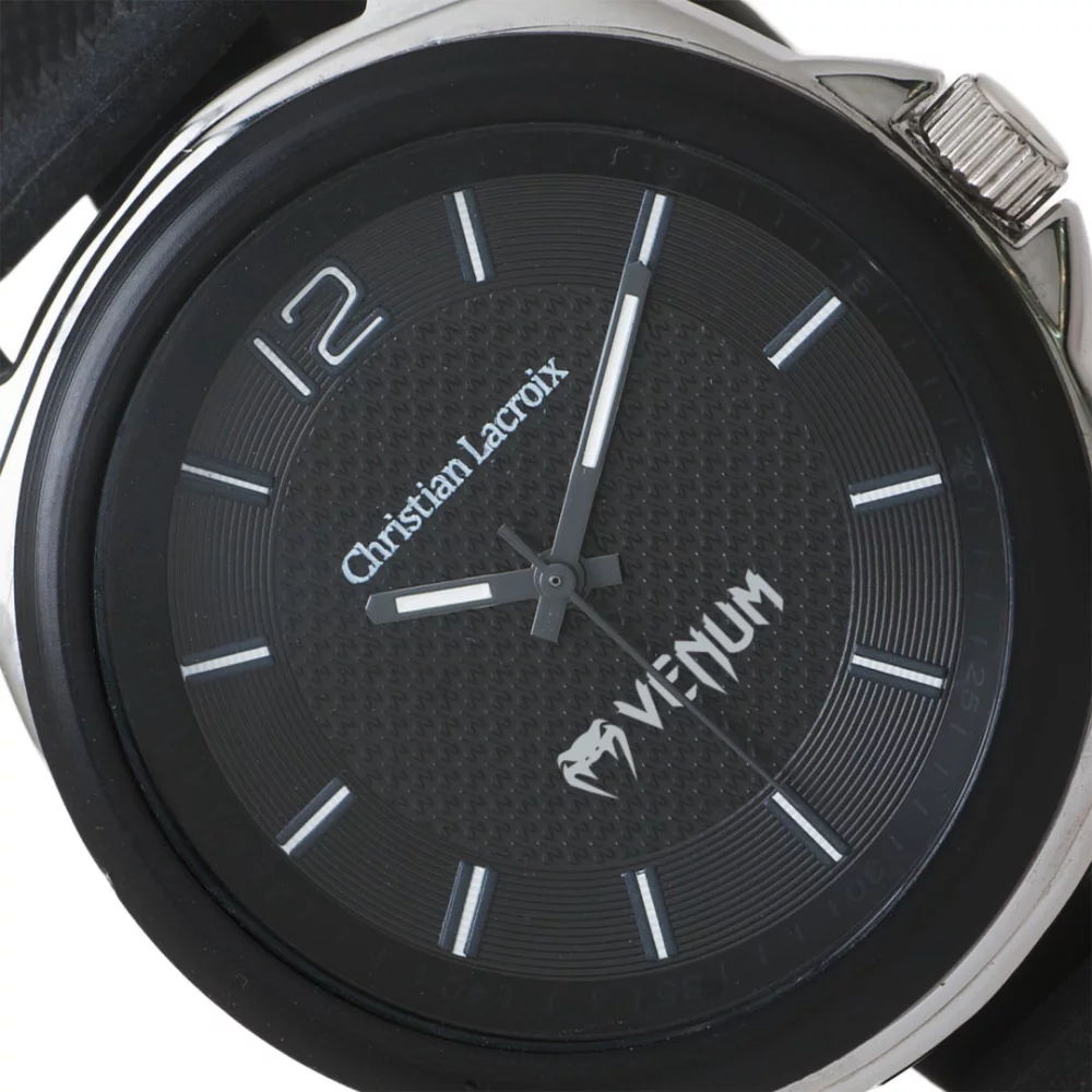 Montre en caoutchouc Christian Lacroix® Rhombe - Noir