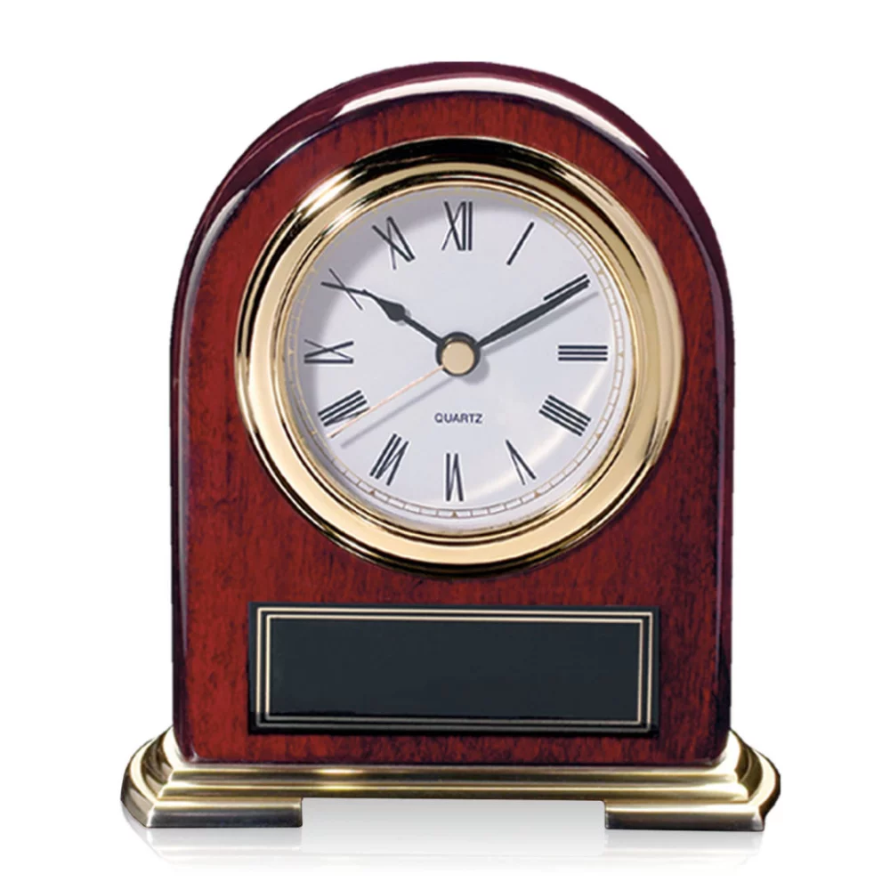 Birmingham Clock - Rosewood/Gold