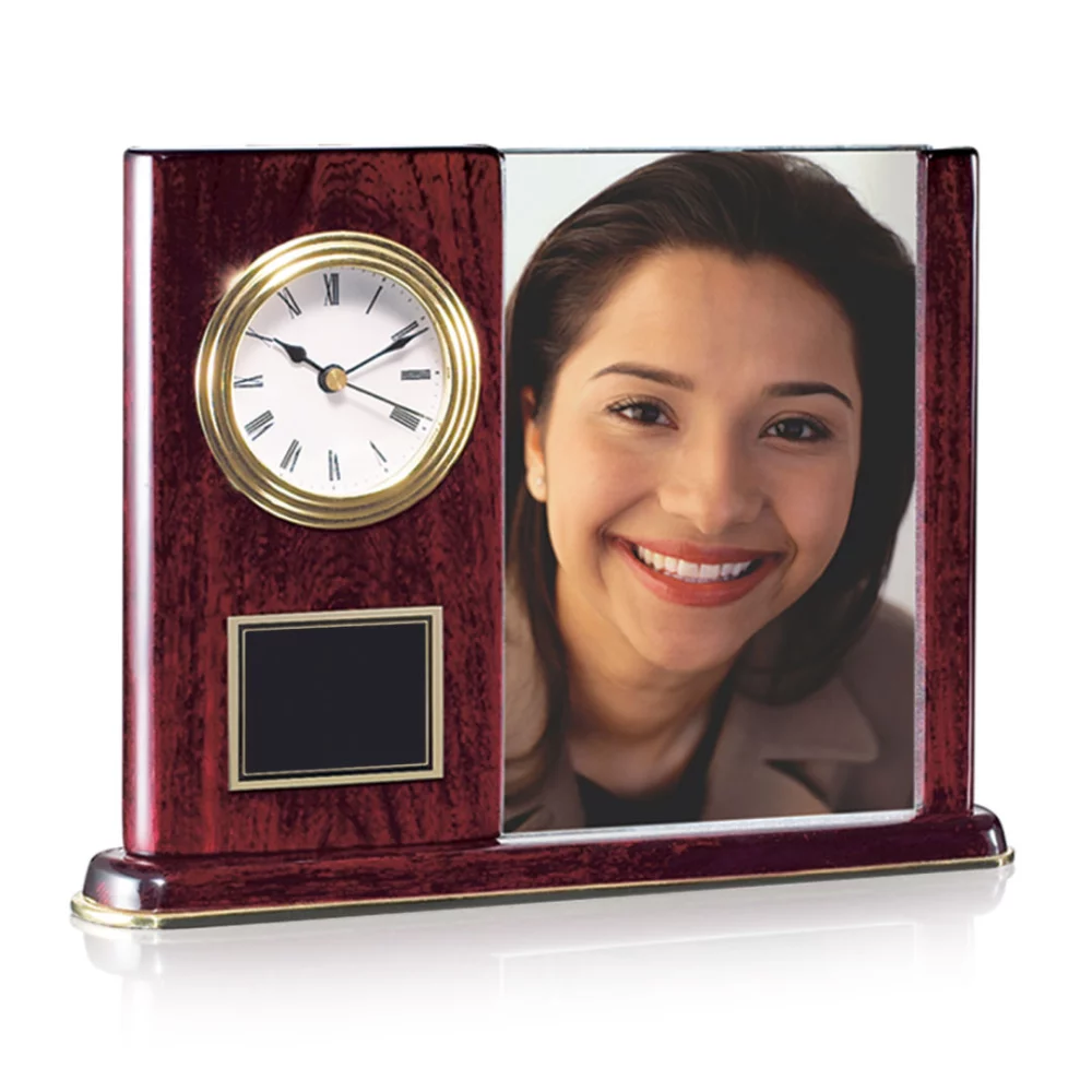 Webster Clock/Frame - Rosewood