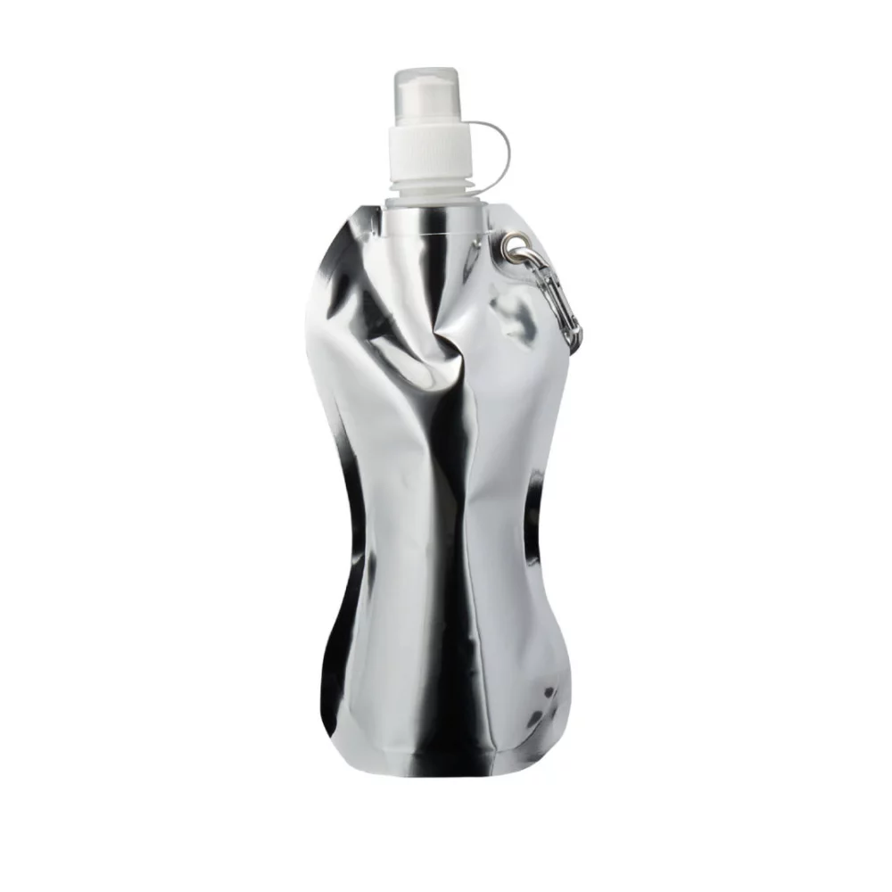 La bouteille d'eau pliable incroyable - 14 oz argent