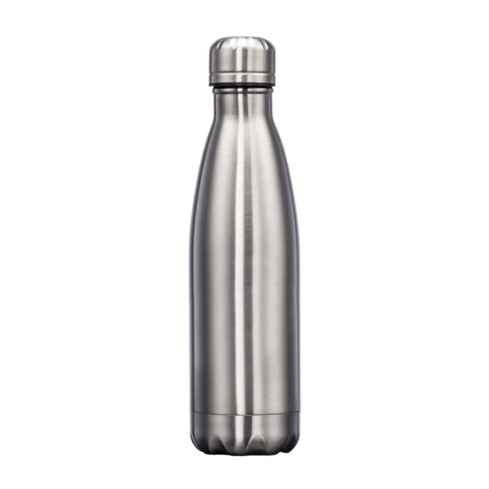 The Single Pin Water Bottle - Silver