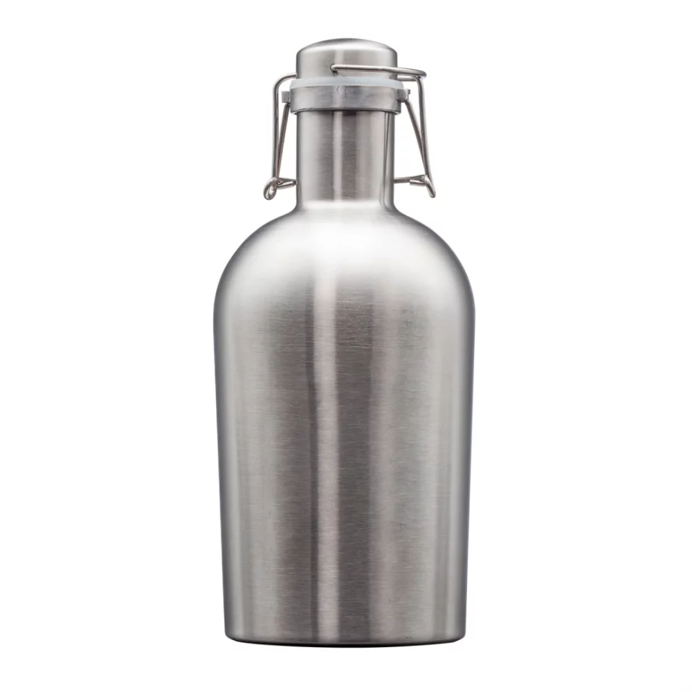 Le Growler Classique de Plymouth - Acier Inoxydable 64oz