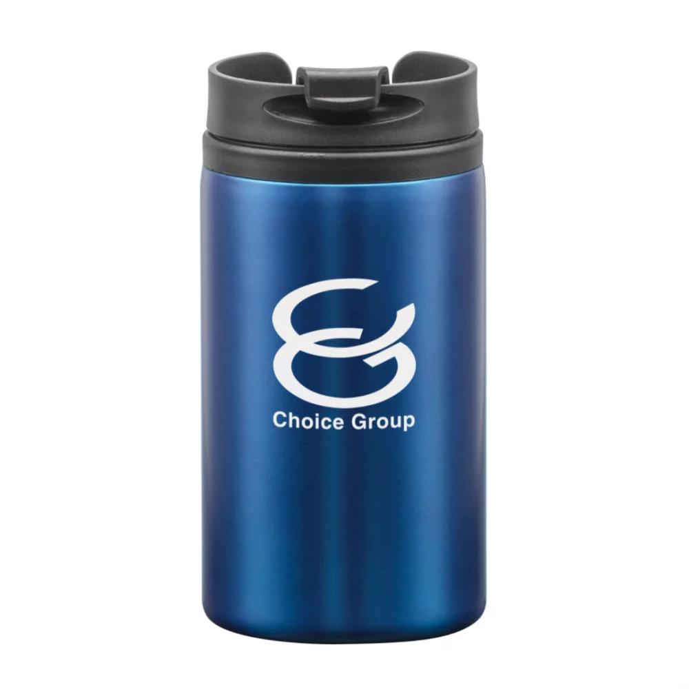 Le gobelet simple paroi Juno - 12 oz bleu