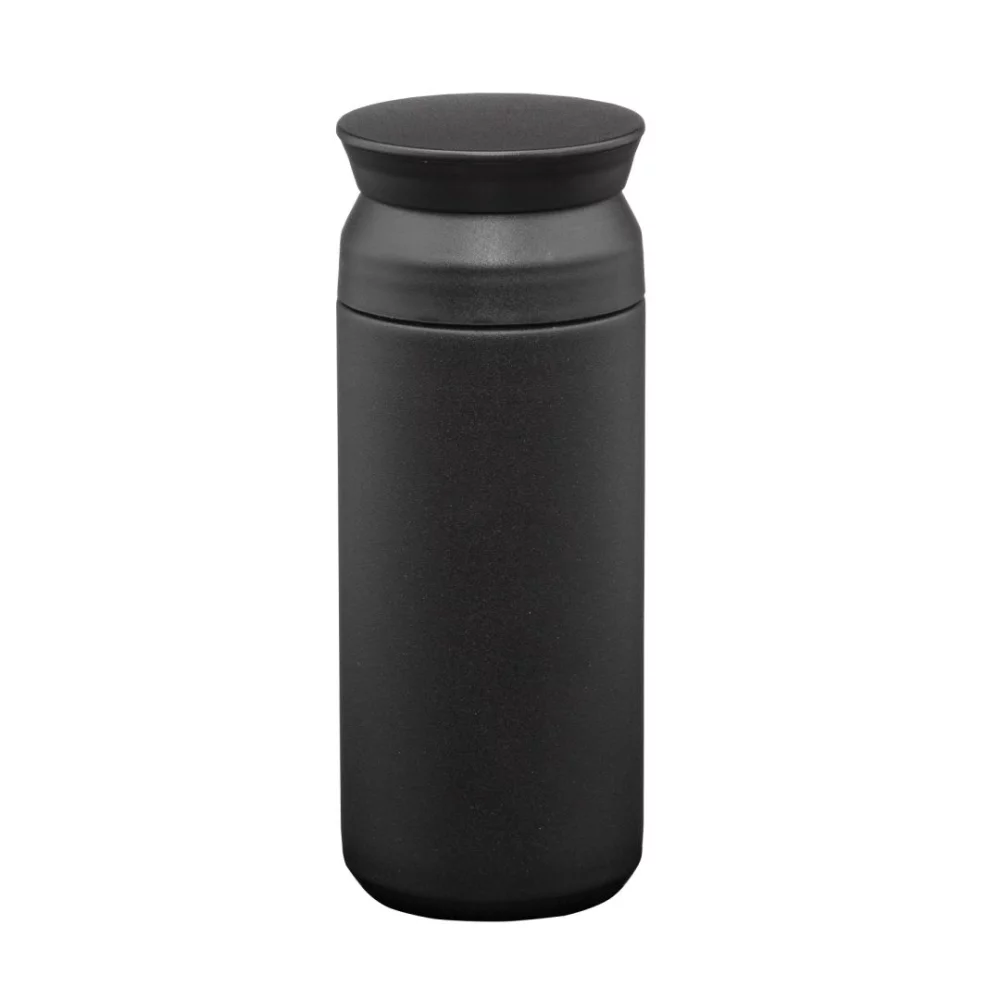 Gobelet Cies SS avec couvercle à vis - 11 oz noir