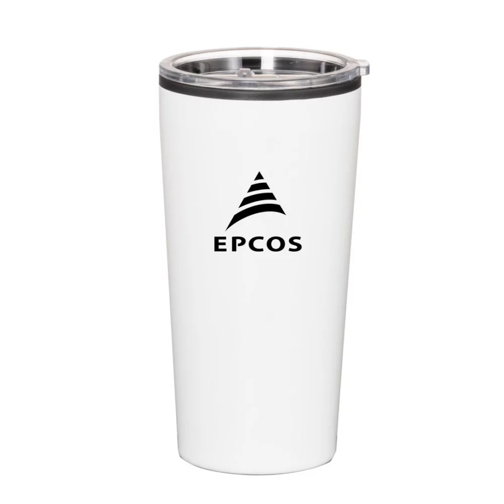 Gobelet Dobson avec couvercle coulissant - 30 oz blanc
