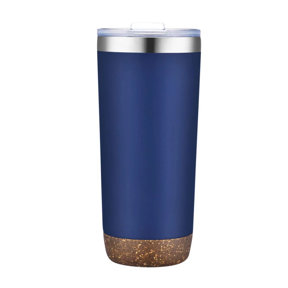 Gobelet isotherme Kira avec fond en liège 22oz - Marine