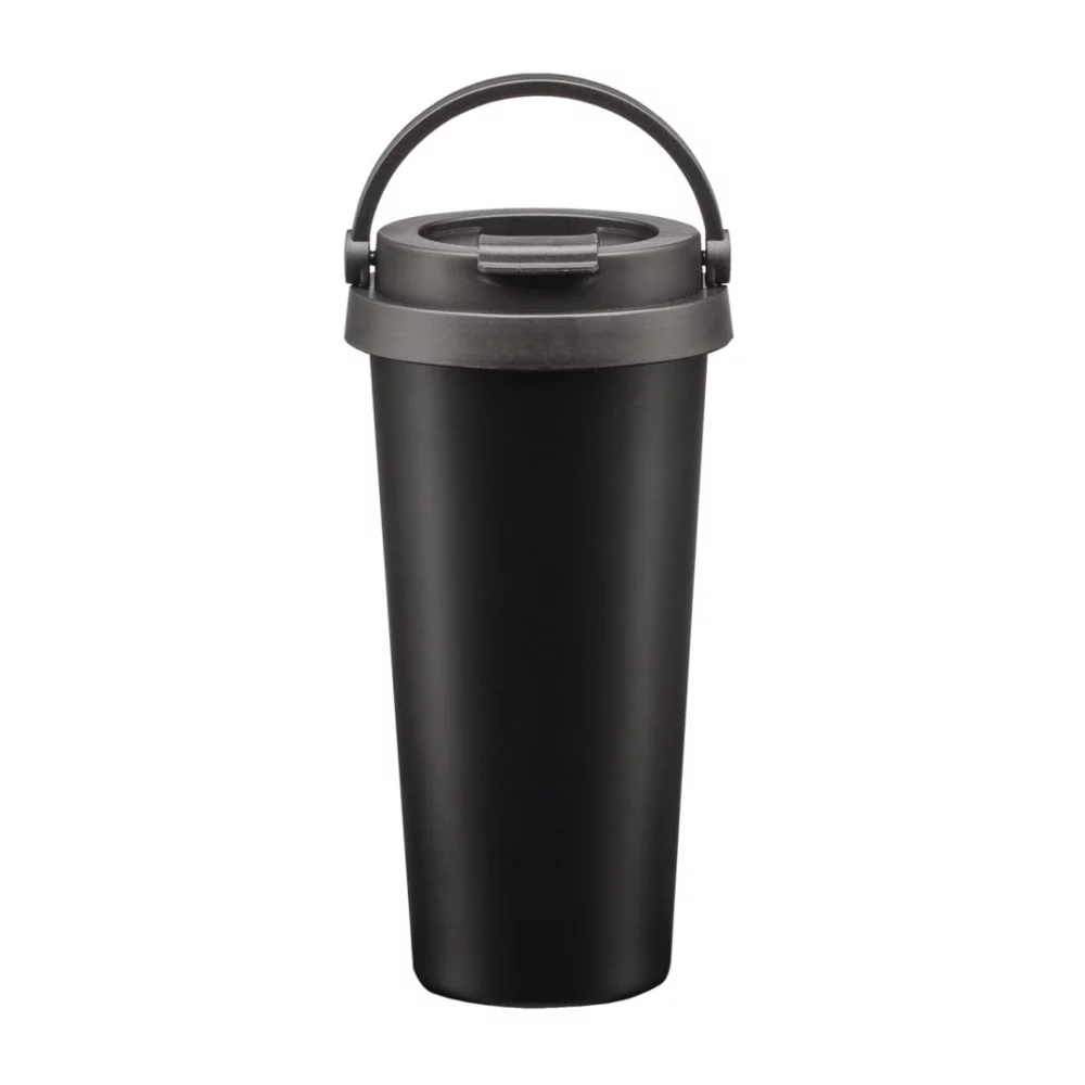 Gobelet Pallazo à double paroi en acier inoxydable - 16 oz noir mat