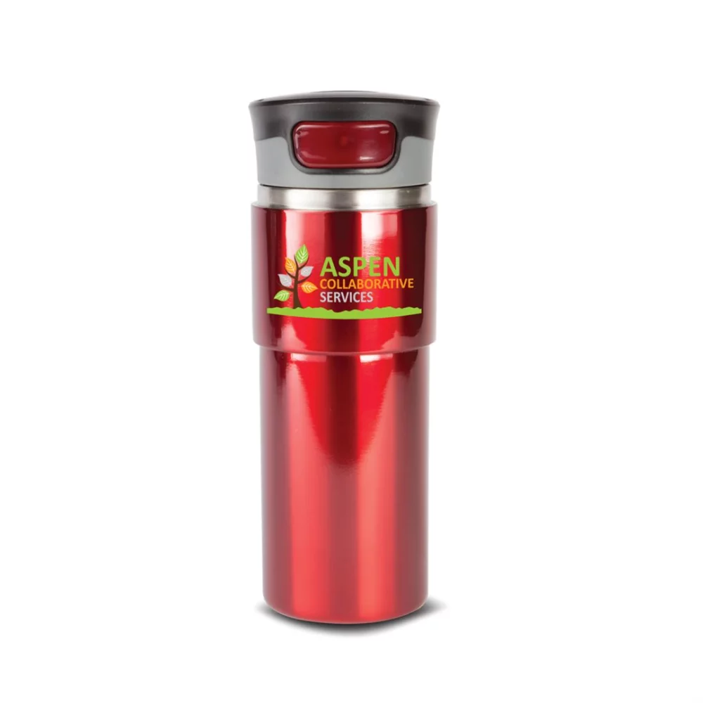 Le Tumbler sous vide automatique S/S - 14 oz rouge