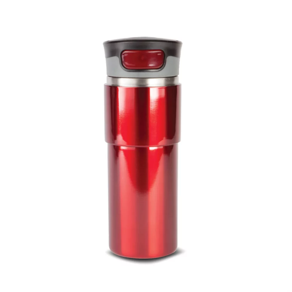 Le Tumbler sous vide automatique S/S - 14 oz rouge