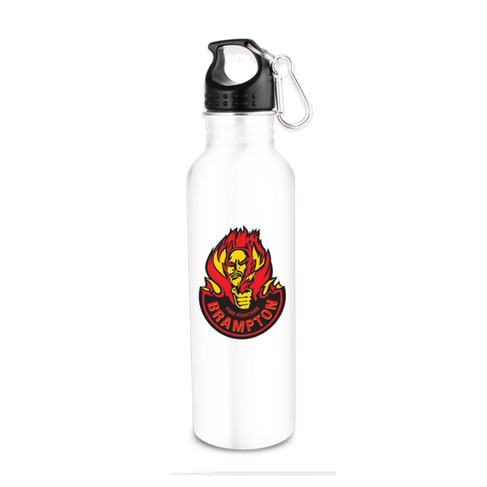 The Wide Mouth Flair w/Carabiner - 25oz White